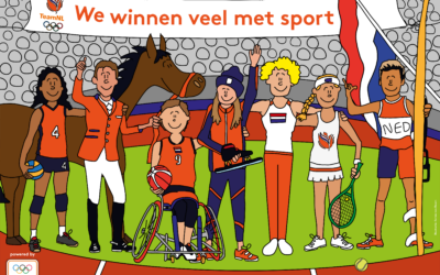 Sport en kleur mee met onze Orange Lion Bo Kramer