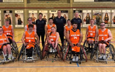 Rolstoelbasketballers U23 klaar voor de European Para Youth Games 2025 in Istanbul