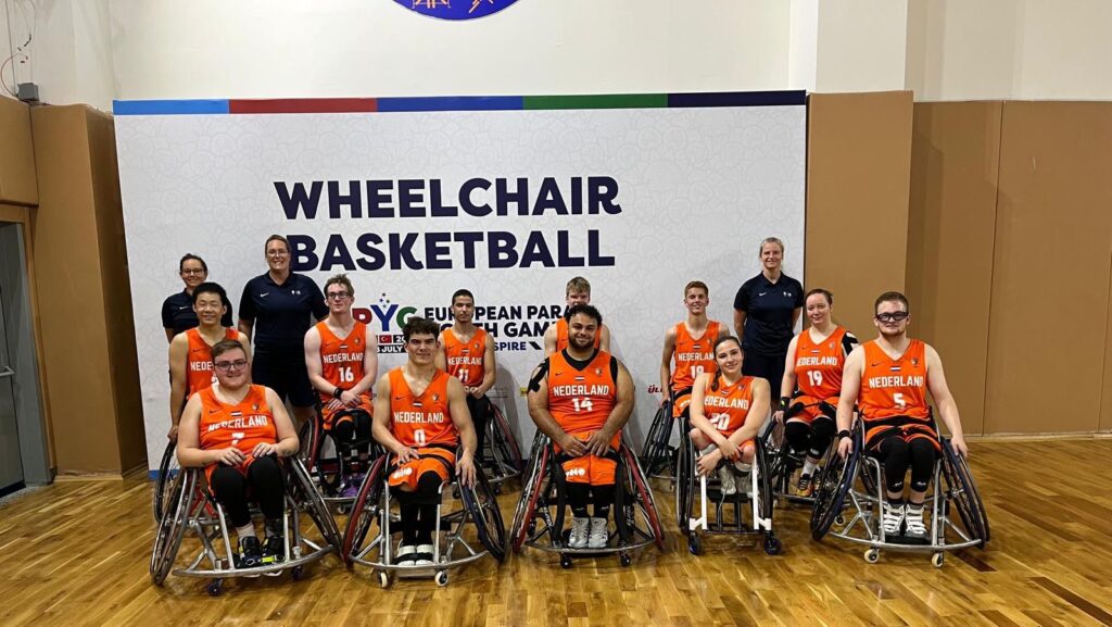 Het U23-team dat derde werd op de European Para Youth Games in Turkije, juli 2025.