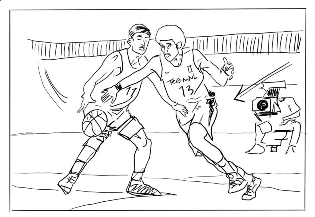 Storyboard afbeelding uit 'DIMEO'