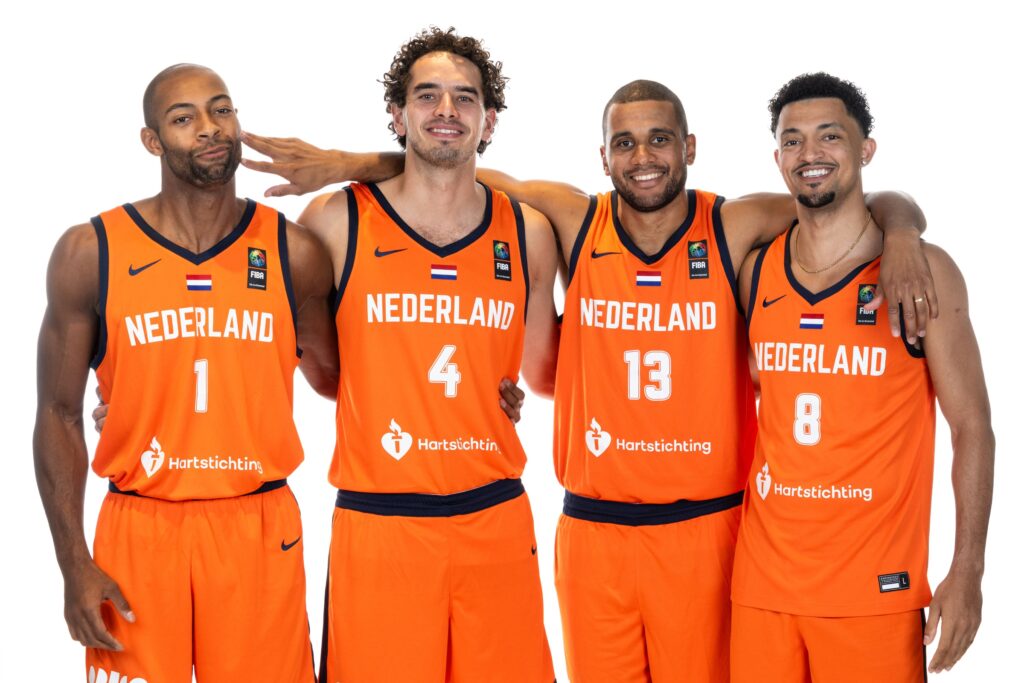 Het Nederlandse Mannenteam bij het EK 3x3 Basketball, September 2025
