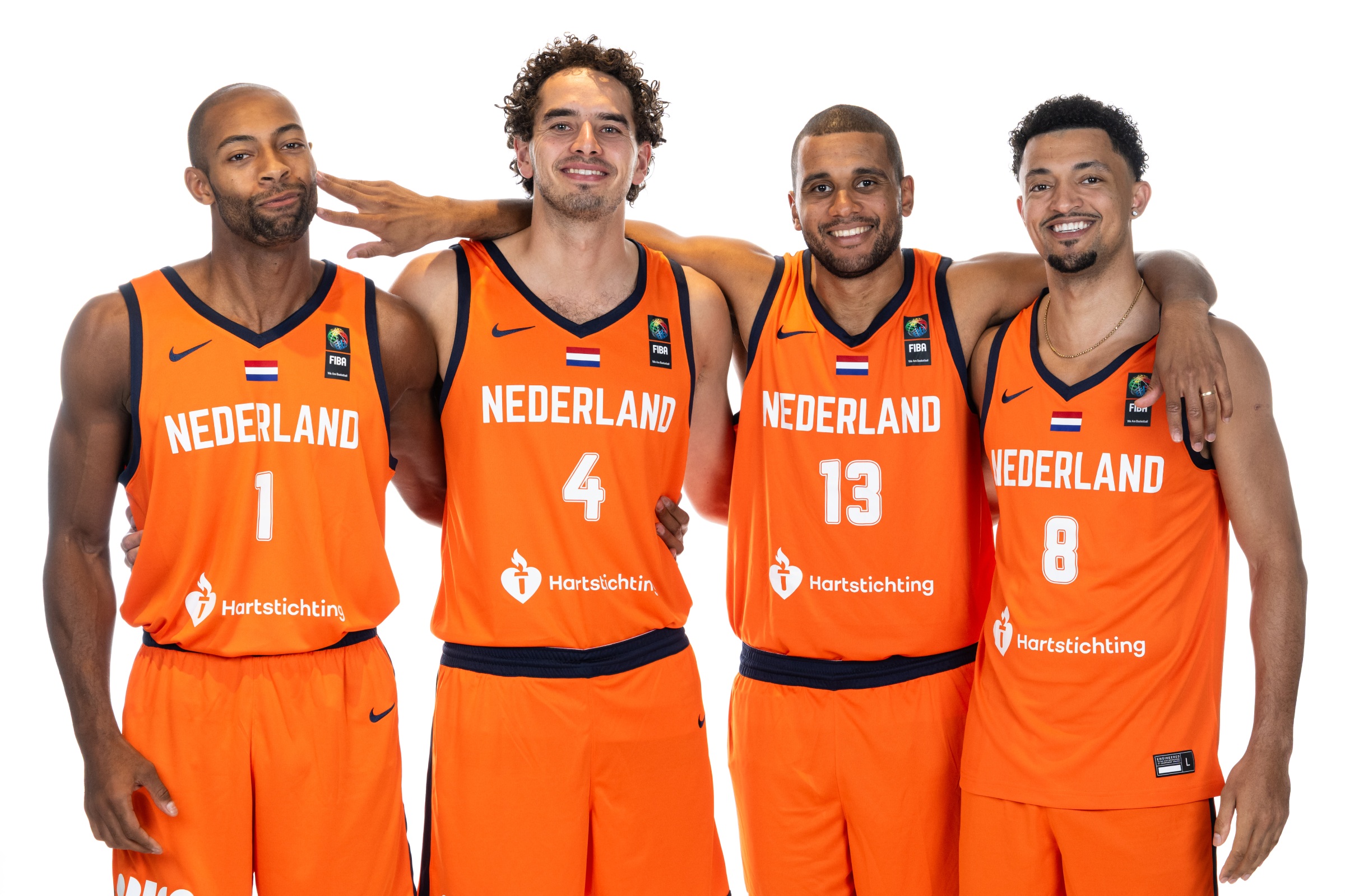 Het Nederlandse Mannenteam bij het EK 3x3 Basketball, September 2025