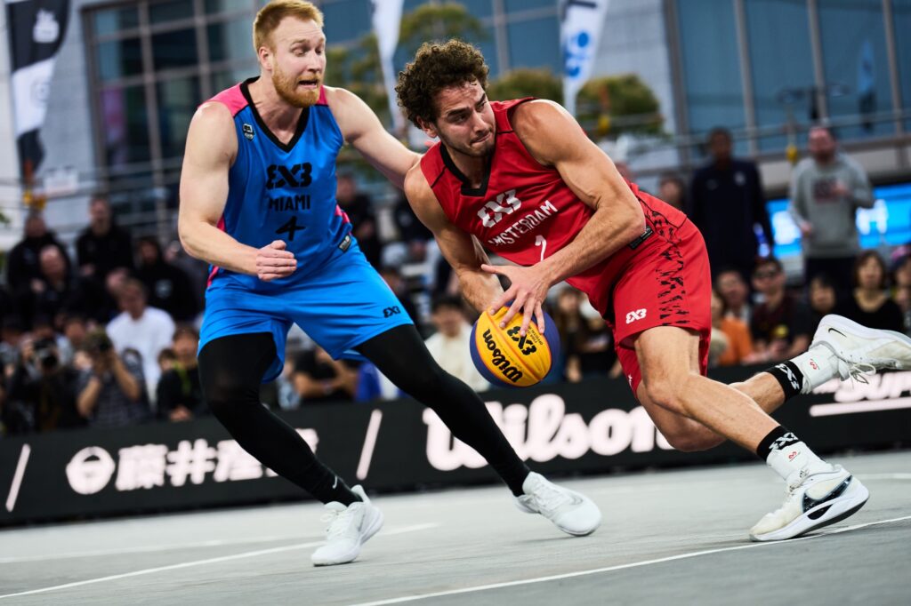 Jan Driessen in actie tijdens de 3x3 WT Opener 2025.