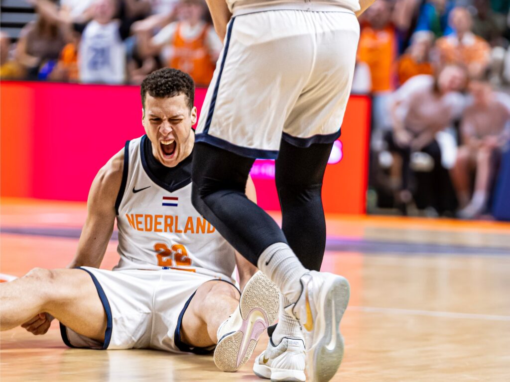 Lucas Kruithof tijdens Nederland - Bulgarije (augustus 2025)