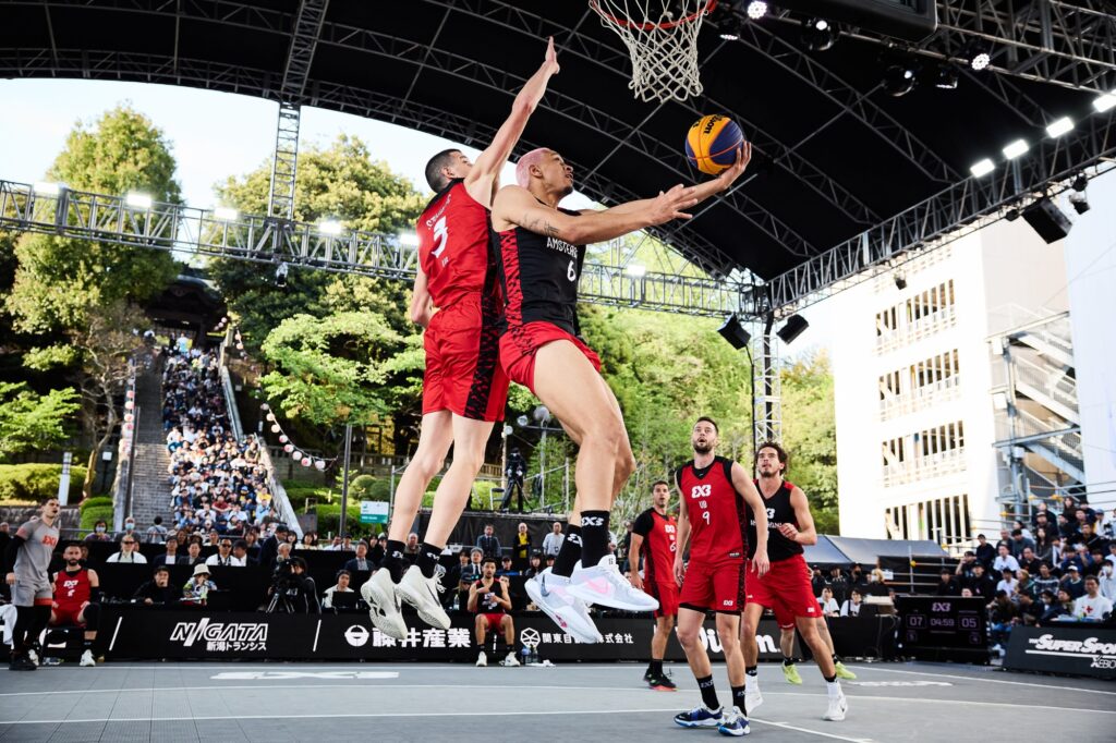 Worthy de Jong in actie tijdens de 3x3 WT Opener 2025