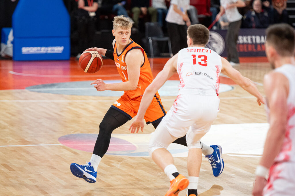 Keye van der Vuurst de Vries in actie tijdens Nederland - Polen (December 2025)