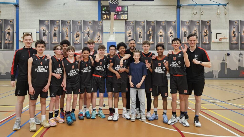 Basketball Academy Utrecht M14 staat in de NBB Finals 2026 (mei 2026)