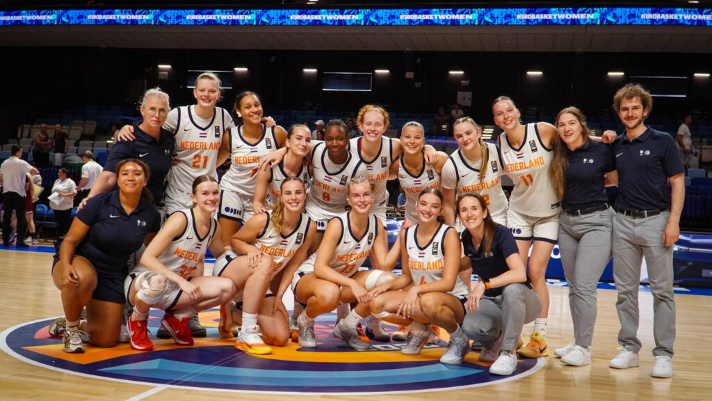 De Vrouwen U20 tijdens het EK 2026 (juli 2026)