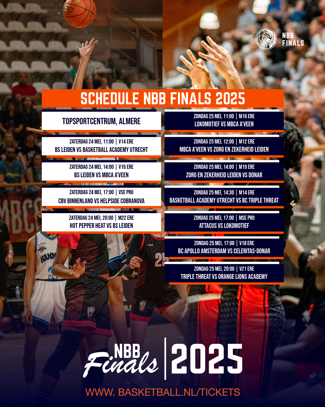SCHEDULE_nbb_finals25 Programma NBB Finals 2025