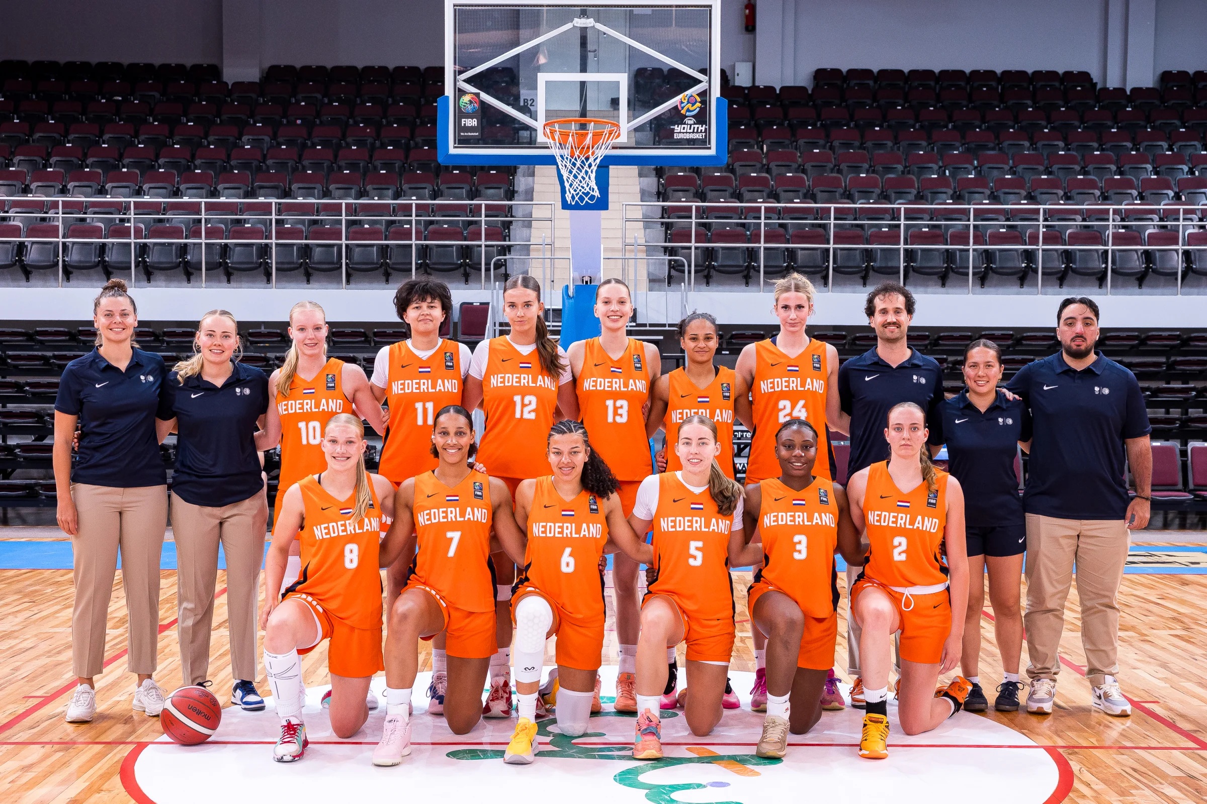 VU18-TeamfotoEK2025 Vrouwen U18 bij EK Litouwen, Juli 2025