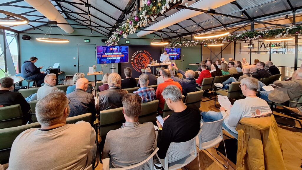 Drukte tijdens de Algemene Vergadering NBB (november 2025)