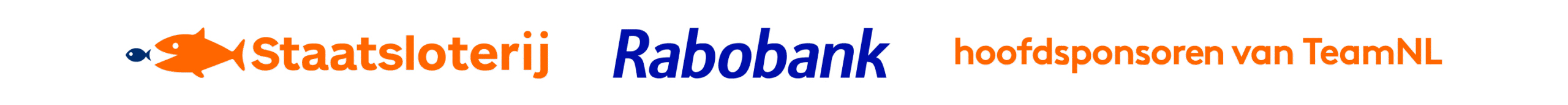 Staatsloterij, Rabobank hoofdsponsors van TeamNL
